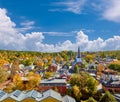 Montpelier town skyline in autumn, Vermont, USA Royalty Free Stock Photo