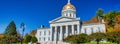 Montpelier, Vermont. Capitol building on a sunny morning