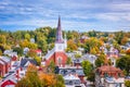 Montpelier, Vermont Town Skyline Royalty Free Stock Photo