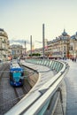 Montpellier cityscape Place de la Comedie Royalty Free Stock Photo