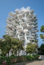 Montpellier, France - 28 06 2023 : Building of the Arbre Blanc