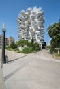 Montpellier, France - 28 06 2023 : Building of the Arbre Blanc