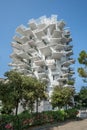 Montpellier, France - 28 06 2023 : Building of the Arbre Blanc