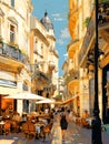 Montpellier france scenery beautiful, cannes city, presentation pictures, Illustration, Generative AI