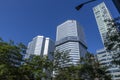 Business skyscrapers in the dowtown of Montreal, Canada