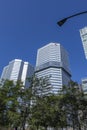 Business skyscrapers in the dowtown of Montreal, Canada