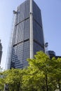 Business skyscrapers in the dowtown of Montreal, Canada