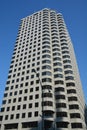 Montreal Olympic House building Located at 500 Rene Levesque Royalty Free Stock Photo