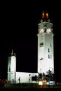 Quai de l'horloge (Montreal clock tower) by night, Canada Royalty Free Stock Photo