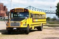 School bus in Montreal Royalty Free Stock Photo