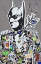 Street art Batman Royalty Free Stock Photo