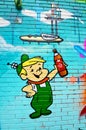 Street art The Jetsons. Royalty Free Stock Photo