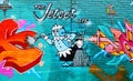 Street art The Jetsons. Royalty Free Stock Photo