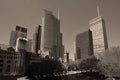 Downtown Montreal is the central business distric Royalty Free Stock Photo