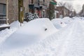Montreal snowstorm in January 2018