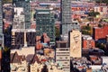 Montreal city skyline view from Mount Royal on a sunny summer afternoon in Quebec, Canada Royalty Free Stock Photo