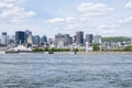 Montreal, Canada - June 23, 2022:  Skyline Seen from Saint Helen`s Island Royalty Free Stock Photo