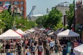 Summer Street Fair in Montreal Royalty Free Stock Photo