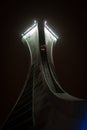 MONTREAL, CANADA - Mar 02, 2013: Infamous and Iconic Montreal Olympic Stadium Built for Expo 67 World Fair