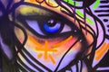 Street art Montrea woman eye