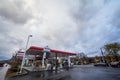 Petro-Canada logo in front of one of their gas stations in Canada. Royalty Free Stock Photo