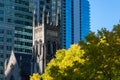 St. George`s Anglican Church in Autumn Royalty Free Stock Photo