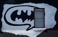 Street art Montreal Batman