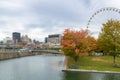 Montreal in Canada, view of the harbor Royalty Free Stock Photo