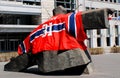 Montreal Canadians goaltender Carey Price giant shirt Royalty Free Stock Photo