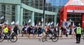 Montreal Casino croupiers strike outside Loto-Quebec head office