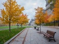 Montreal city in autumn, Canada Royalty Free Stock Photo