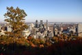 Montreal City during fall Royalty Free Stock Photo