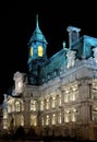 Montreal City Hall at Night