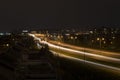 Montreal city night lights Royalty Free Stock Photo