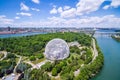 Montreal Cityscape, Quebec, Canada, Aerial View Royalty Free Stock Photo