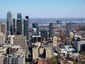 Montreal downtown from Mont Royal Royalty Free Stock Photo