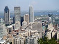 Montreal downtown skyline Royalty Free Stock Photo