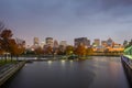 Montreal Downtown at sunset