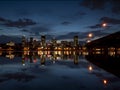 Montreal at dusk Royalty Free Stock Photo