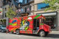 Montreal food trucks Royalty Free Stock Photo