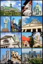 Montreal landmarks collage, Canada Royalty Free Stock Photo