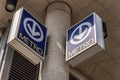 Montreal Metro STM signs at Berri subway station