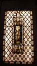 Stained glass window panel - displayed at Musee Beaux Arts
