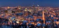 Montreal at Night Royalty Free Stock Photo