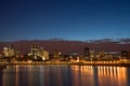 Montreal at Night Royalty Free Stock Photo