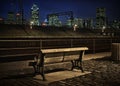 Montreal night scene Royalty Free Stock Photo