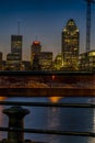 Montreal night scene Royalty Free Stock Photo