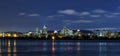 Montreal by night Royalty Free Stock Photo