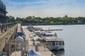 Montreal Old Port scene Royalty Free Stock Photo