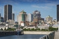 Montreal Old Port scene Royalty Free Stock Photo